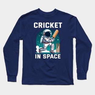 Cricket in Space - with Astro Long Sleeve T-Shirt